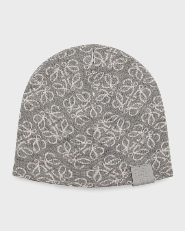 All-Over Anagram Wool Beanie